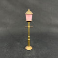 Pink light pole of Danish coins