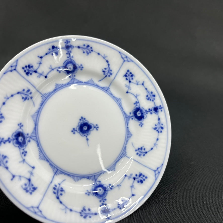 Blue Fluted Plain underdish for pâté cup 1/423