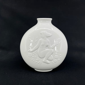 Blanc de Chine vase fra Royal Copenhagen - Pan og Syrinx