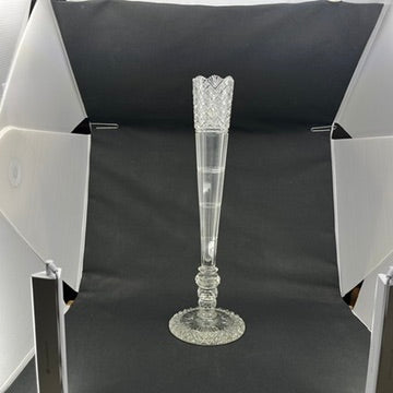 Stor krystalvase fra 1920'erne, 47 cm.