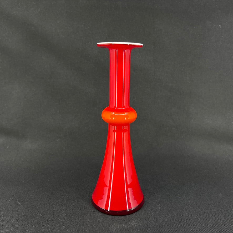 Red Carnaby vase, 21 cm.