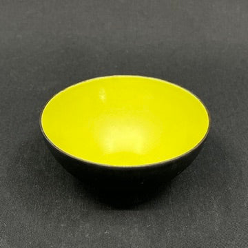 Limegrøn Krenitskål, 9 cm.