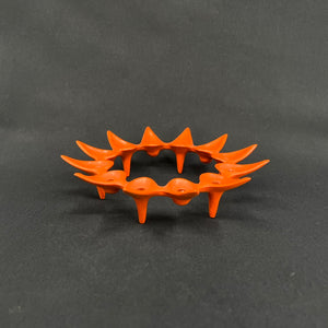 Orange lysestage af Jens Harald Quistgaard