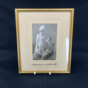 Original photograph of King Christian X and Queen Alexandrine.