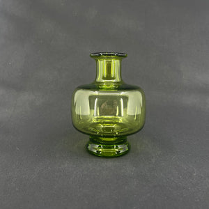 Majgrøn vase fra Holmegaard, 13 cm.