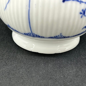 Rare Blue Fluted Plain creamer, 1/385