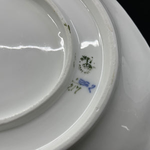 Musselmalet Riflet oval terrin med underfad