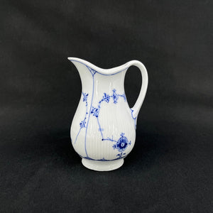 Rare Blue Fluted Plain creamer, 1/385