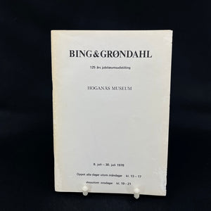 Originalt katalog - B&G 125 års udstilling