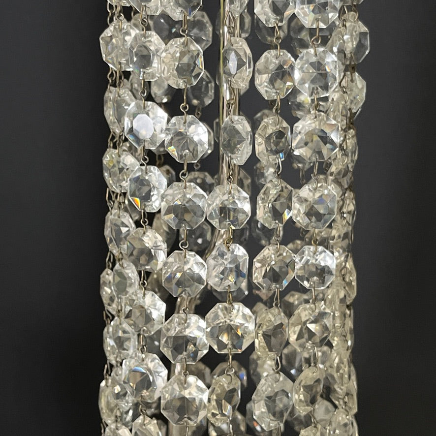 A pair of prism chandeliers from the 1910s