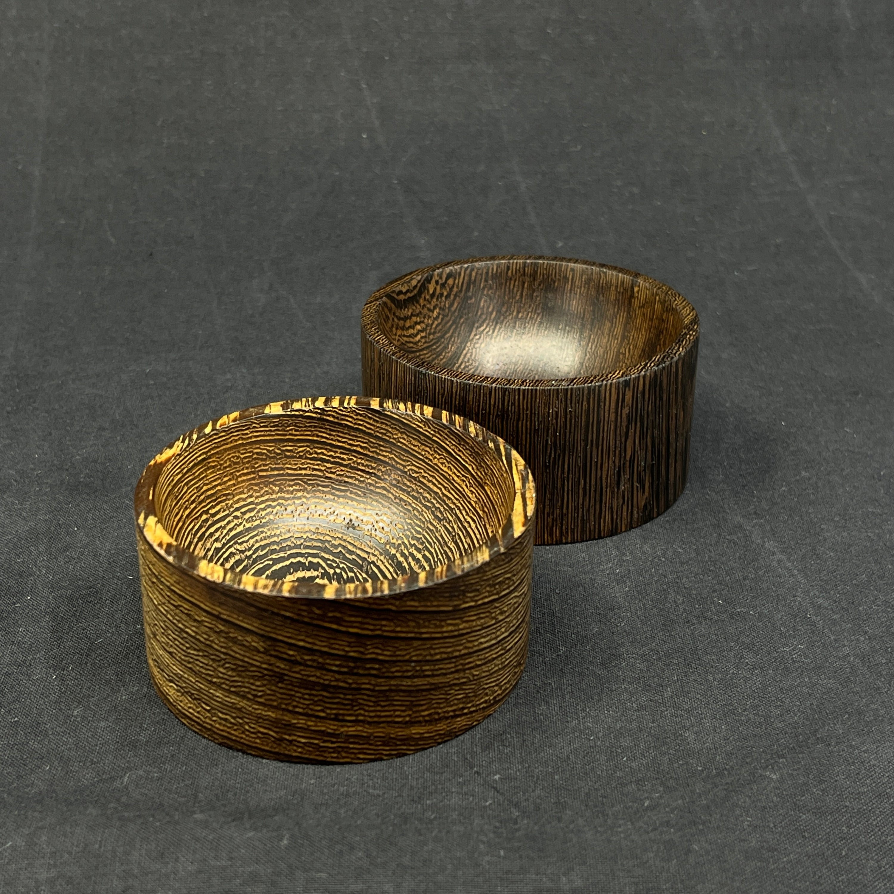 Salt cellar in wenge