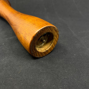 Høj peberkværn i massiv teak, 28 cm.