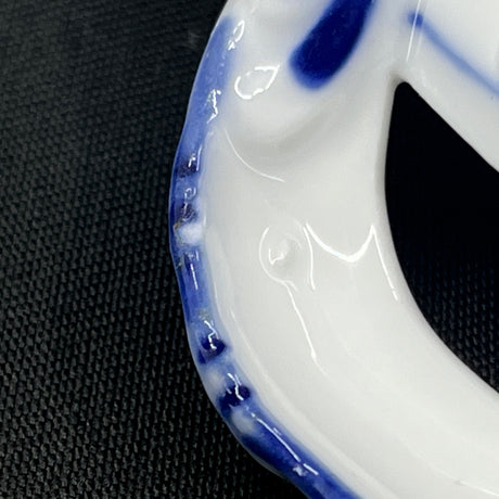 Rare Blue Fluted Fluted Dish, 1/152