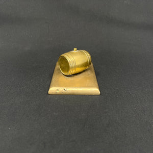 Letter weight - Brass barrel