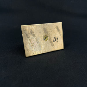 Letter weight - Brass barrel