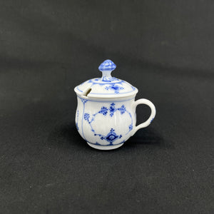 Musselmalet Riflet sennepskrukke, 1923-1928