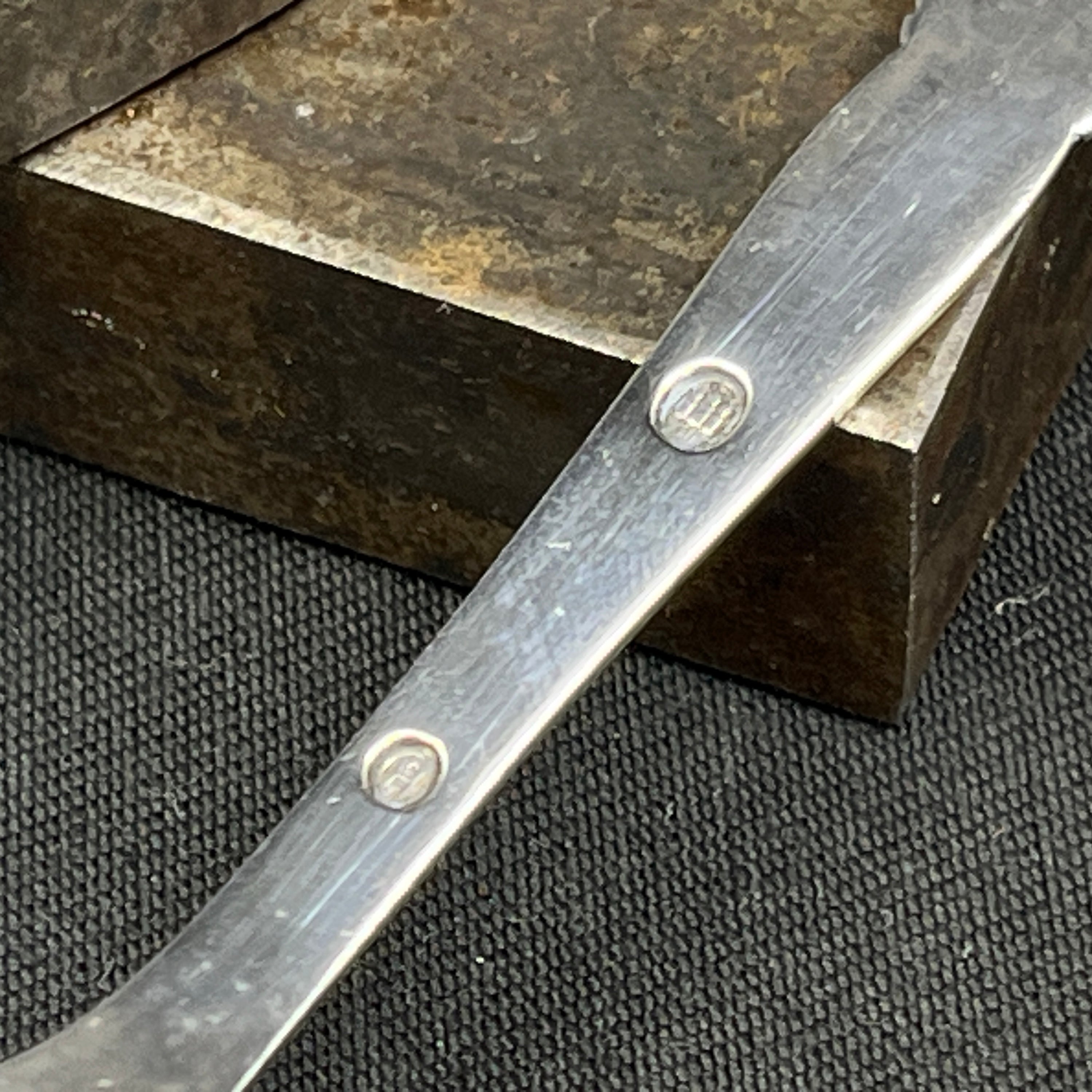 Children's fork in silver