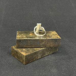 Flot dansk art deco ring i sølv