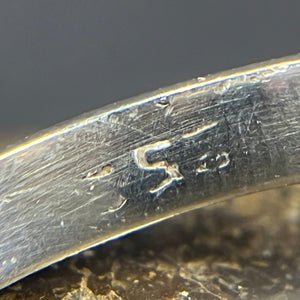 Flot dansk art deco ring i sølv