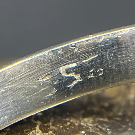 Flot dansk art deco ring i sølv