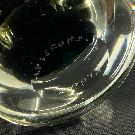 Flygsfors grøn vase