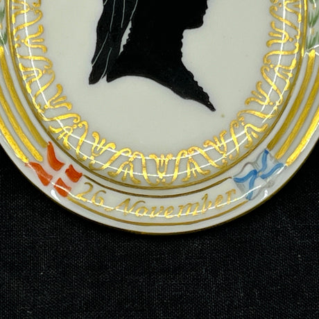 Royal Copenhagen silhouette platte - Dagmar af Rusland 1847-1927