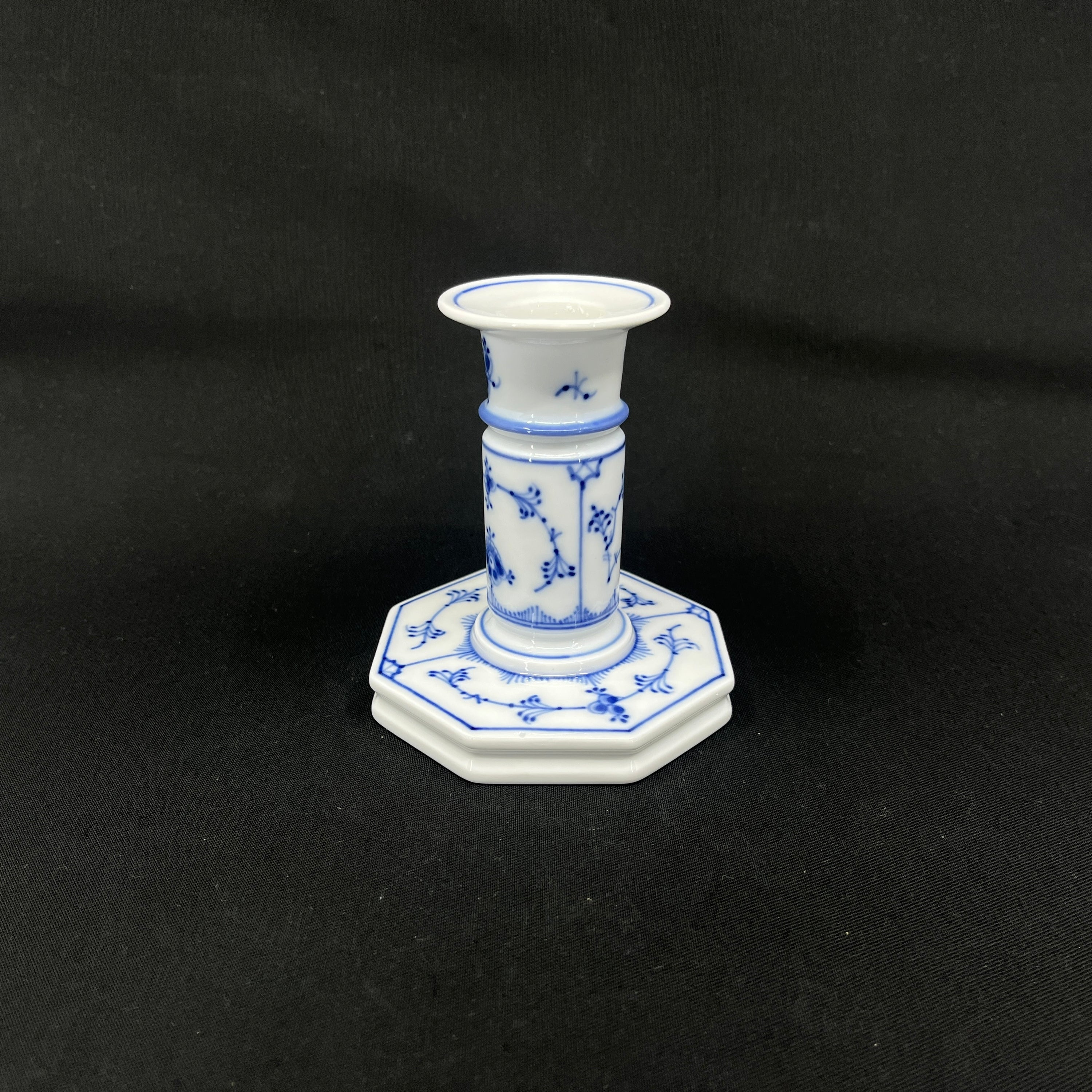 Blue fluted candlestick, 1/3303