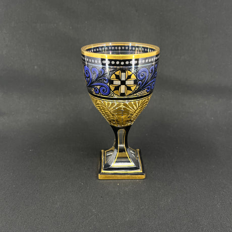 Bohemian wine glass from the 1920s