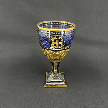 Bohemian wine glass from the 1920s