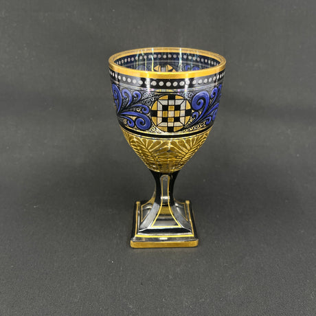 Bohemian wine glass from the 1920s
