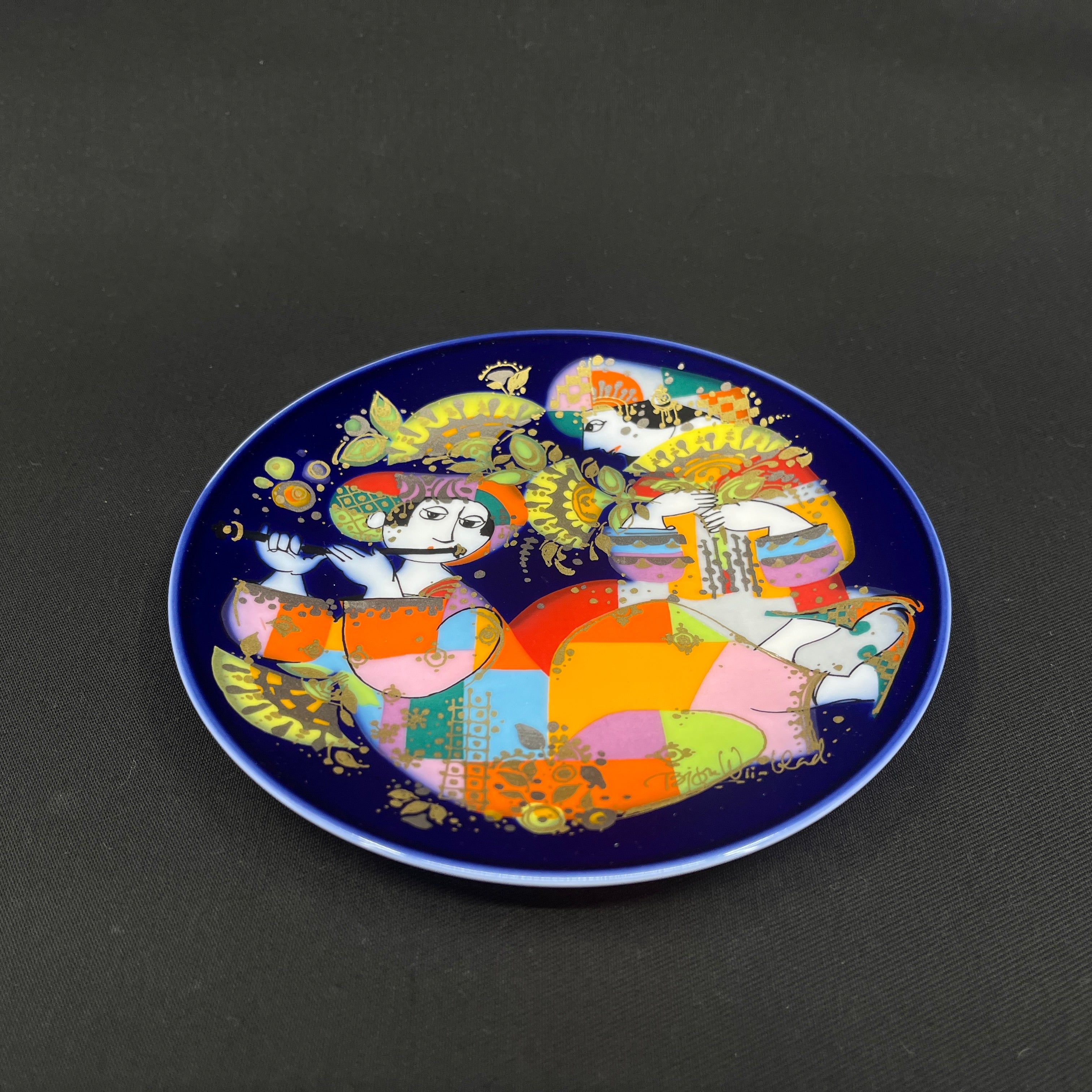 Bjørn Wiinblad platte fra Rosenthal - orientalsk musik