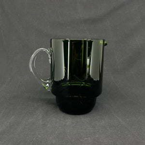 Transparent grøn Palet kande, 15 cm.