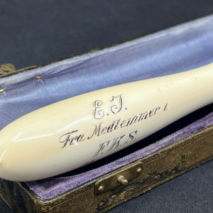 Conductor's baton from 1915 in ivory and ebony