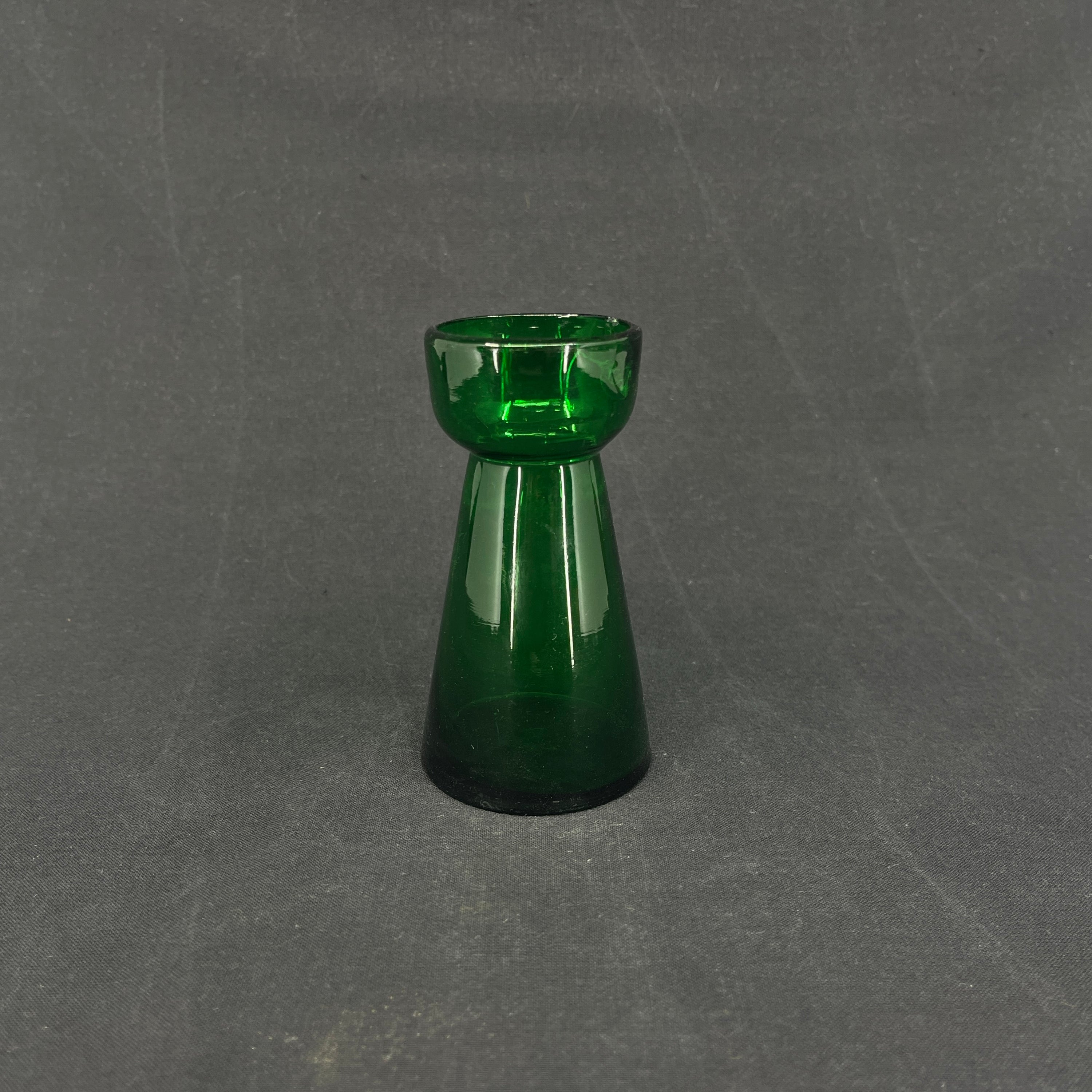 Green tulip glass from Holmegaard
