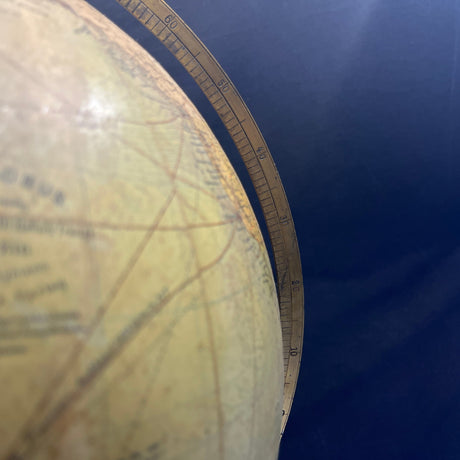 Large table globe on a tall stand