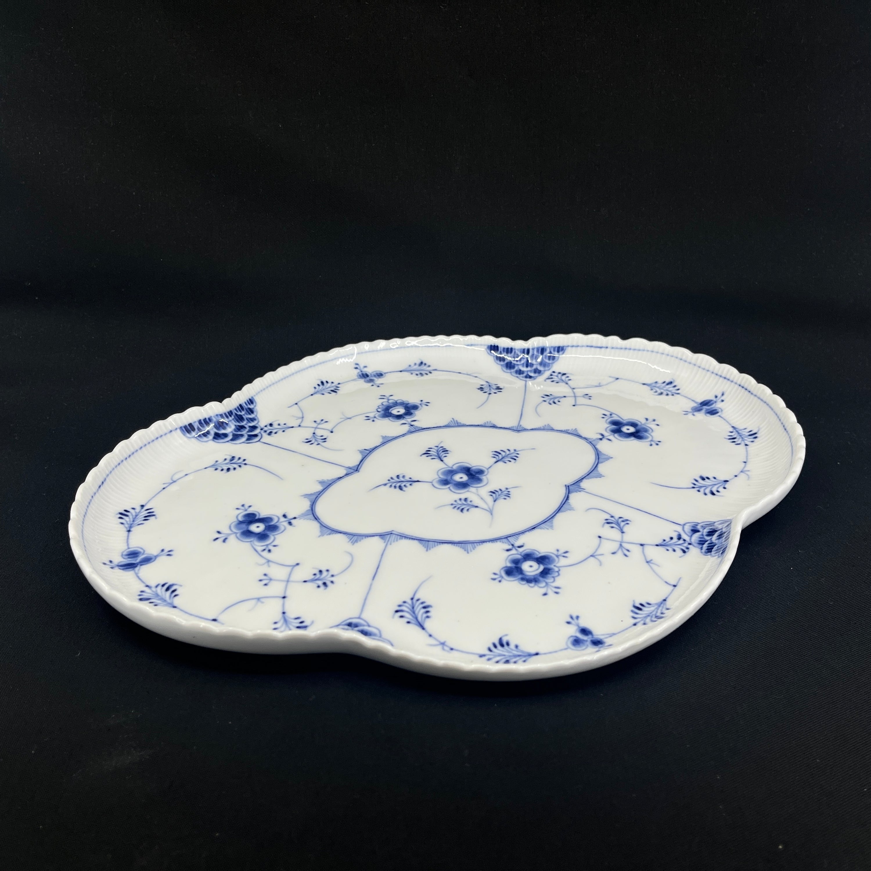 Rare Blue Painted Tray from Bing & Grondahl