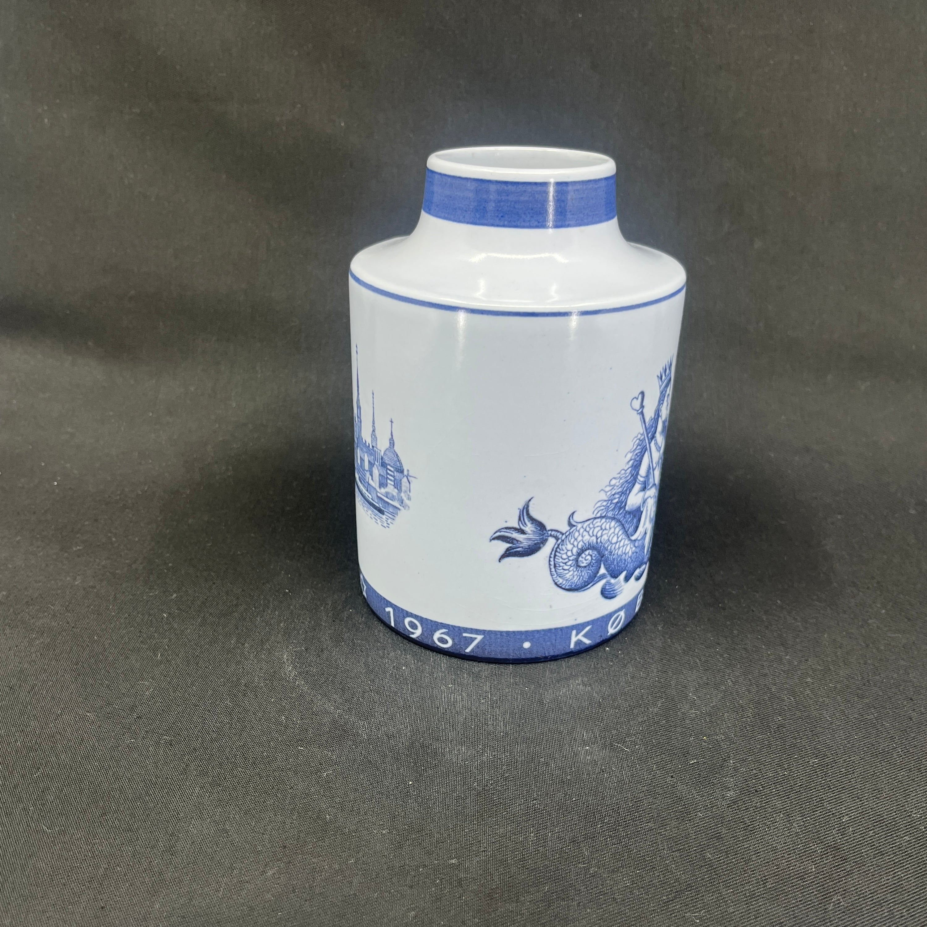 Aluminia vase - Københavns by jubilæum 1167-1967