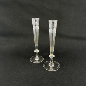 A pair of solifleur vases from the late 1800s