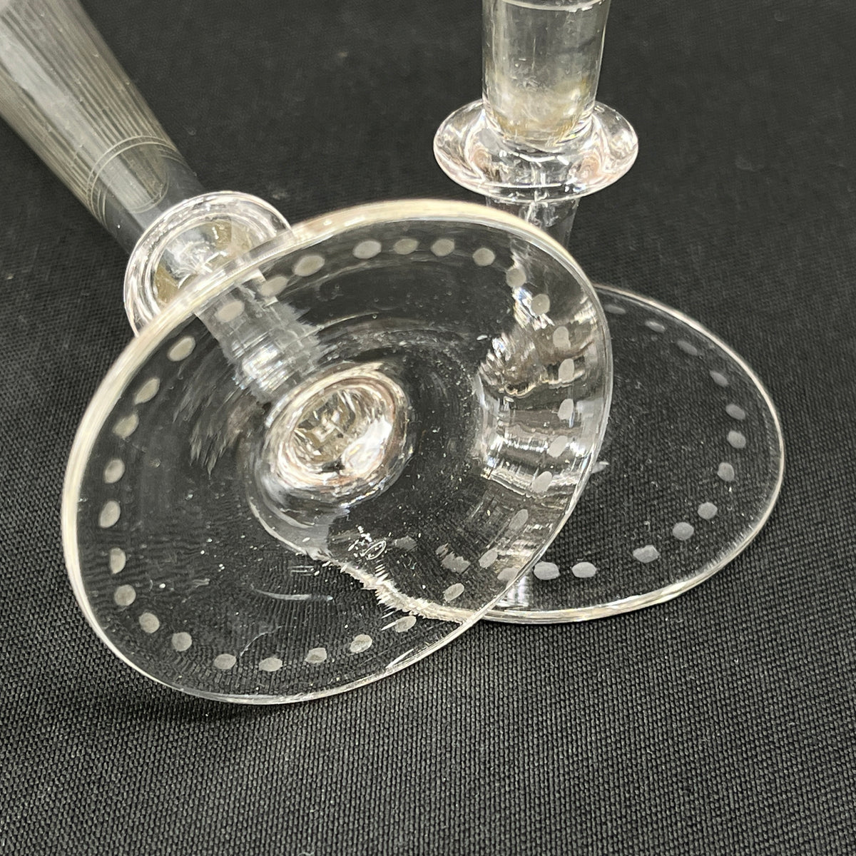 A pair of solifleur vases from the late 1800s