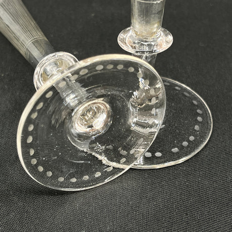 A pair of solifleur vases from the late 1800s