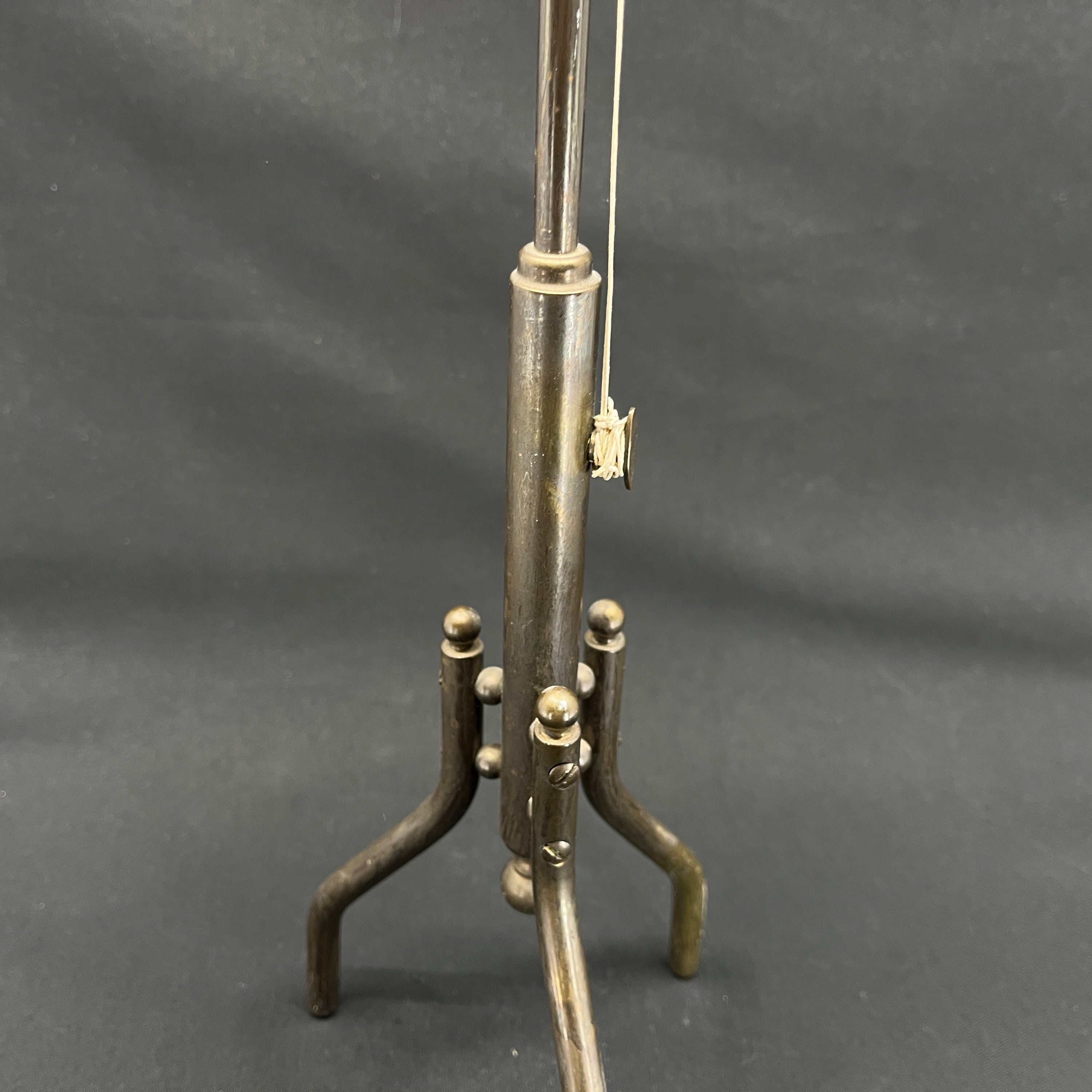 Brass flagpole, 3-part base