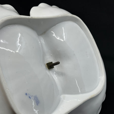 Mussel painted rifled cabaret dish from 1820-1850