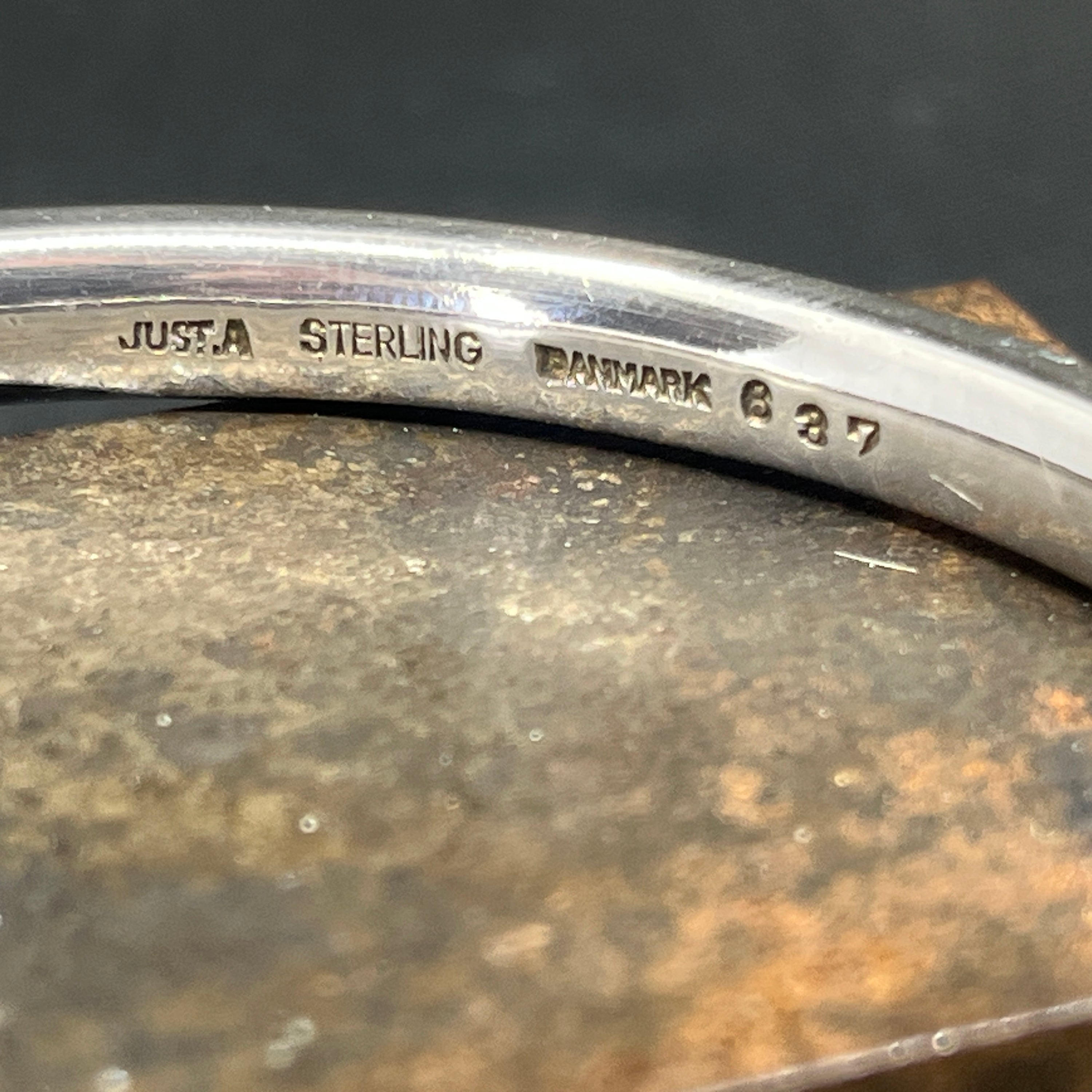 Just Andersen armring i sølv, No 887
