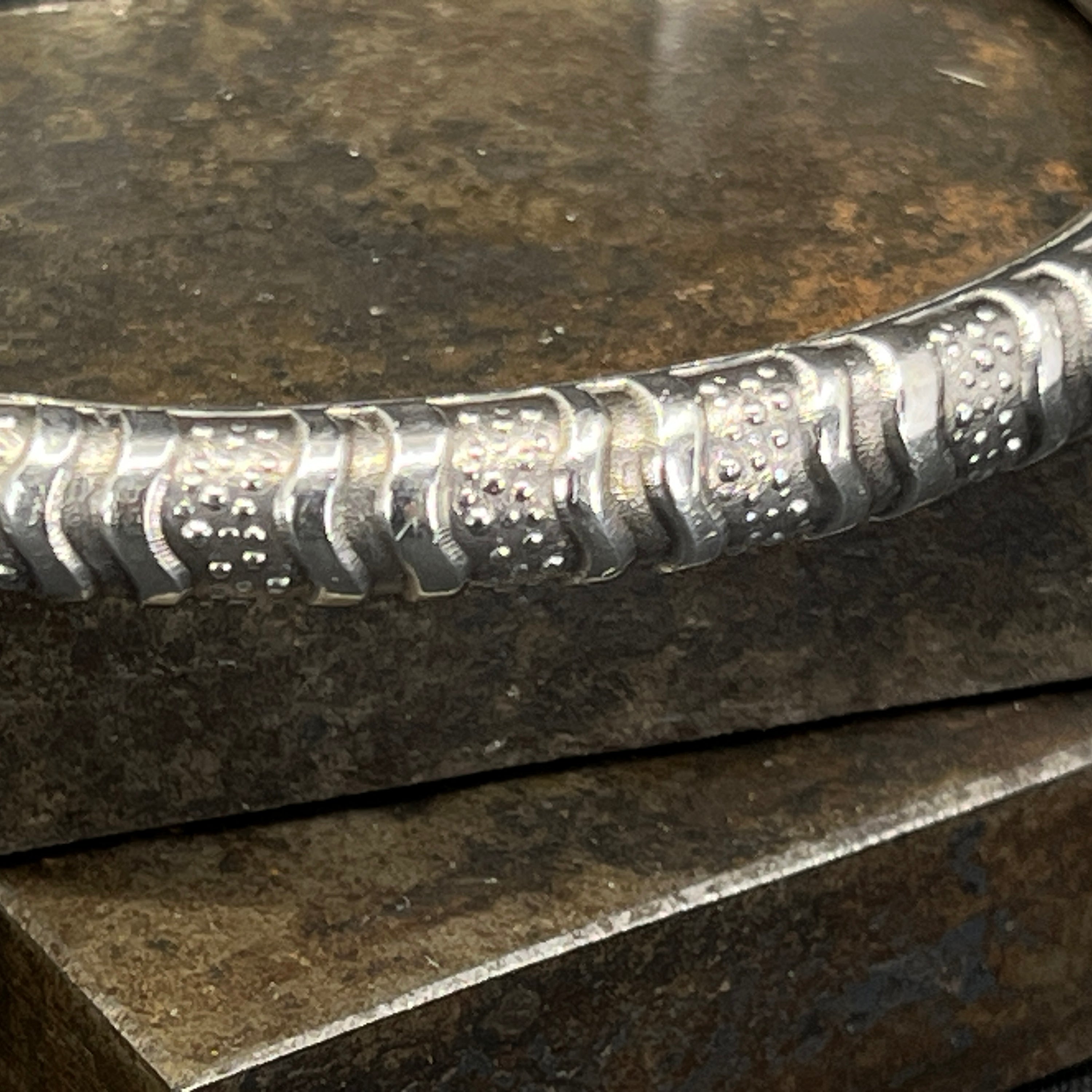 Just Andersen armring i sølv, No 356.