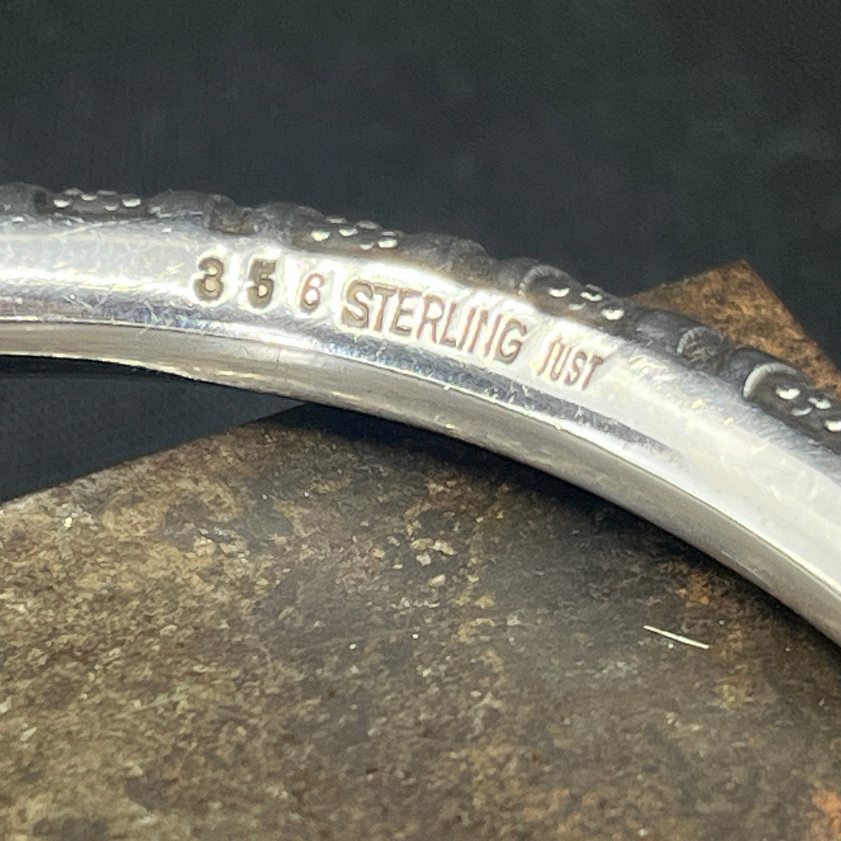 Just Andersen armring i sølv, No 356.