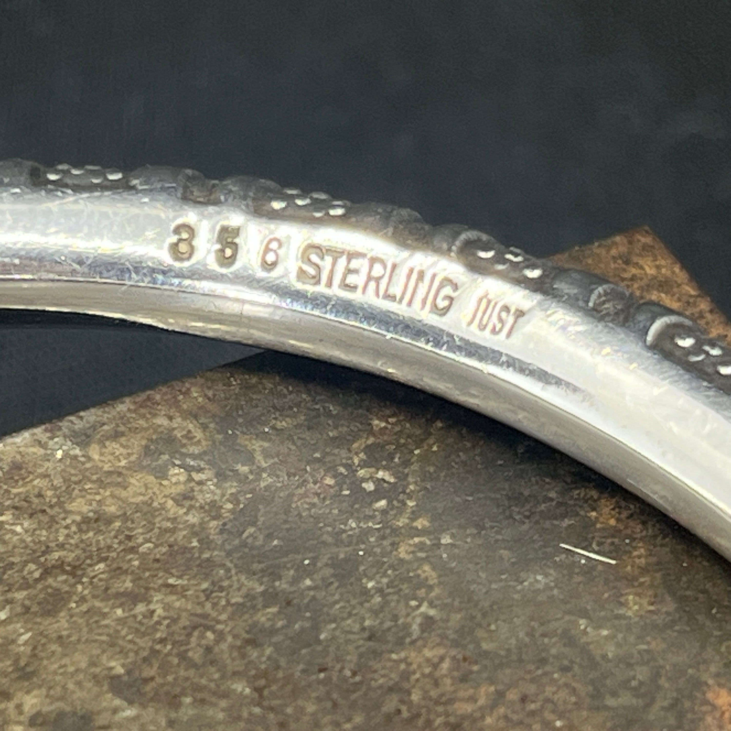 Just Andersen armring i sølv, No 356.