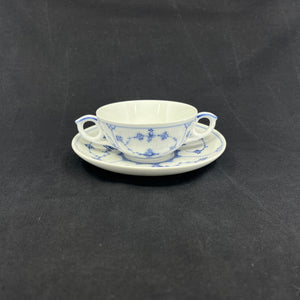 Blue Fluted Boullion Cup 1/344