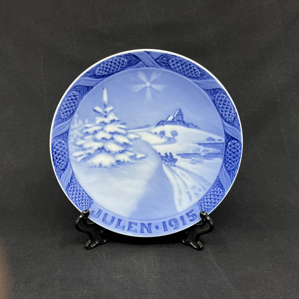 Royal Copenhagen juleplatte 1915