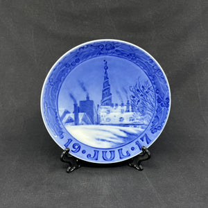 Royal Copenhagen juleplatte 1917