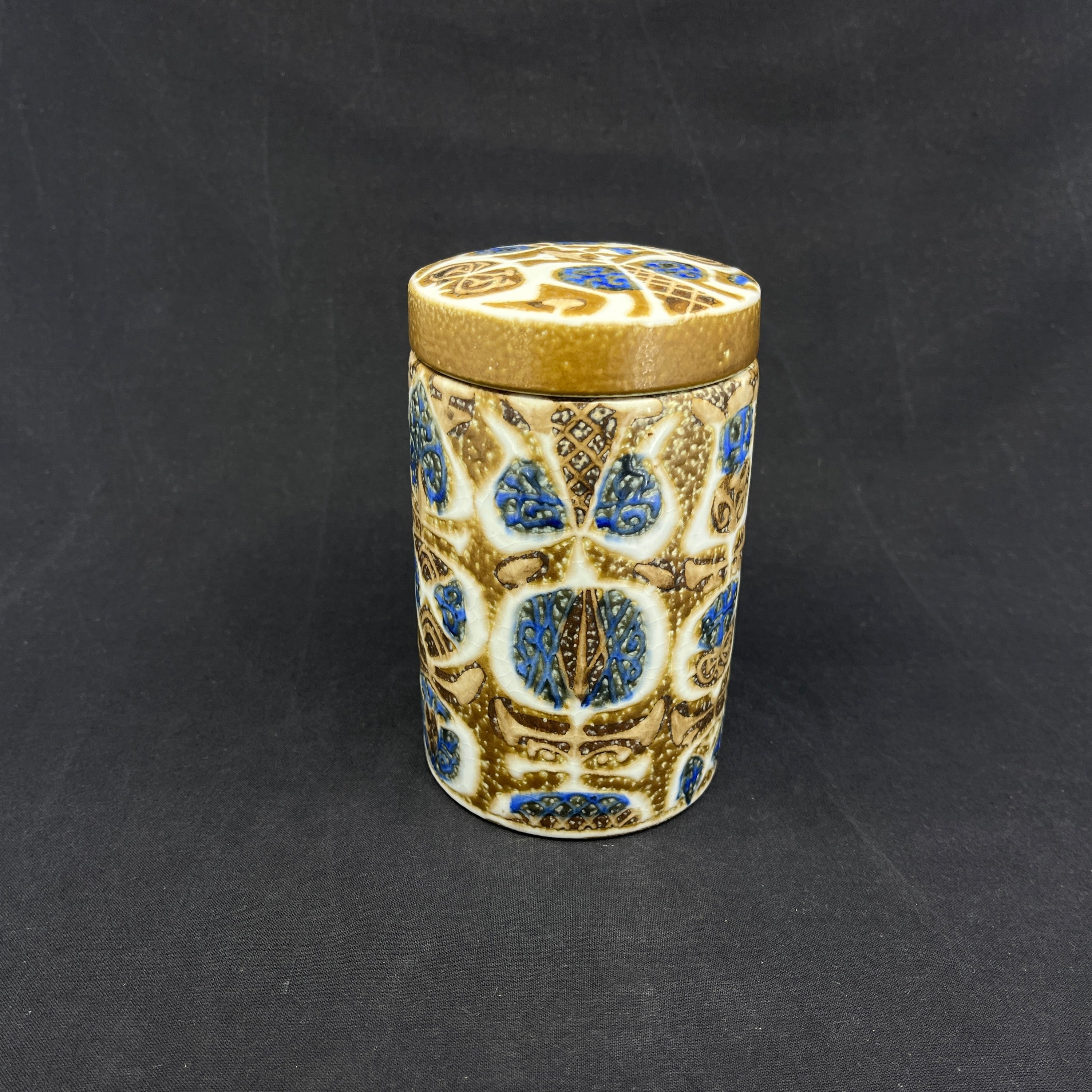 Rare Baca jar with lid from Royal Copenhagen